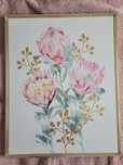 Obraz dekoracja na ścianę róże peonie