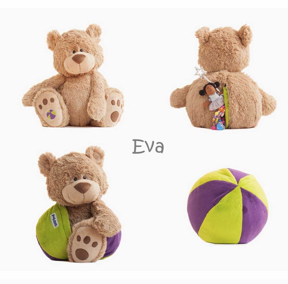 игрушка детская мишка мяч трансформер mookie buddy balls teddy bear