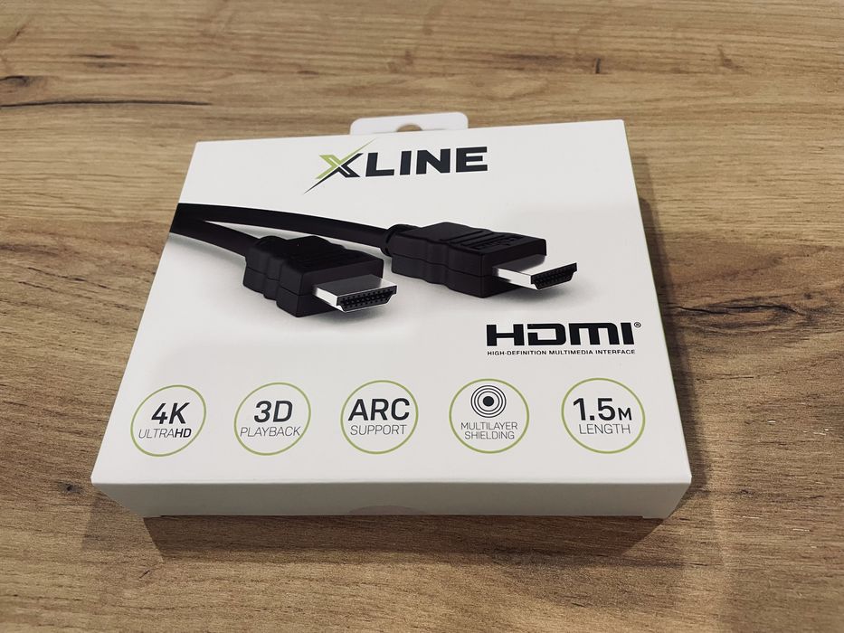 Kabel HDMI 4K 3D 1,5m XLine NOWY!