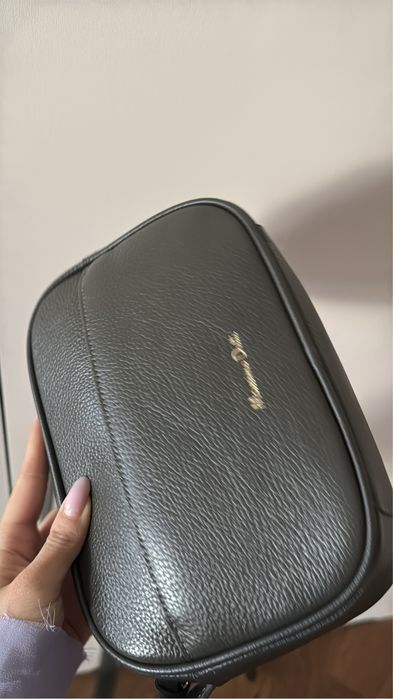 Nowa Skórzana torebka Massimo Dutti khali