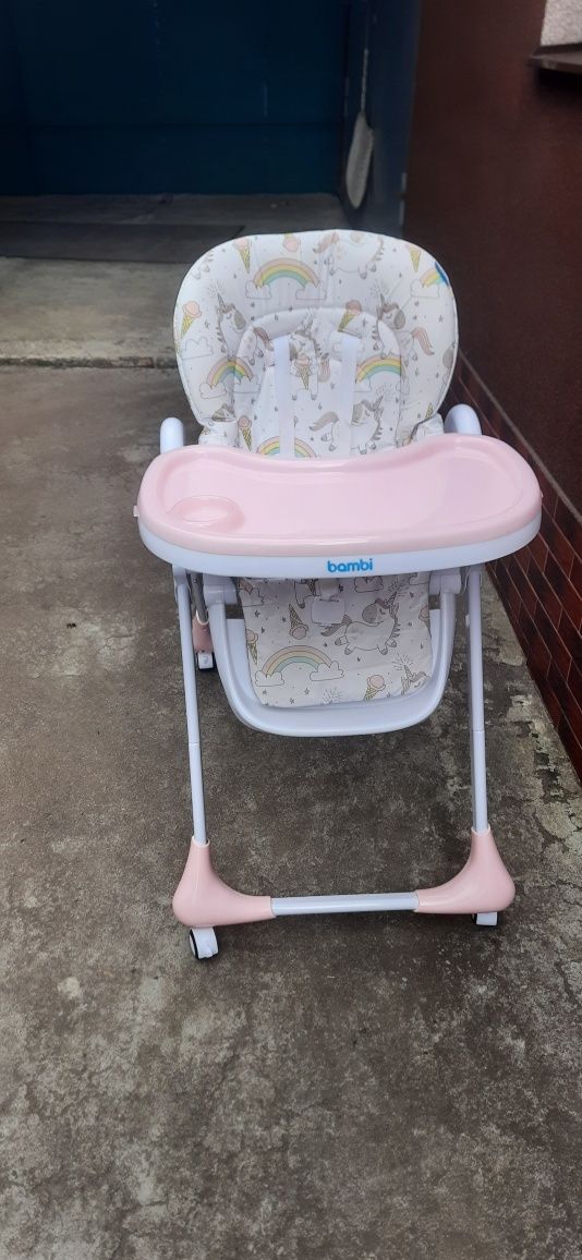 Стільчик Bambi M 3233 Unicorn Pink