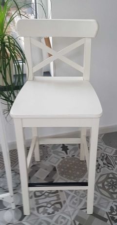 Hoker 2 szt , stołek barowy , krzesło wyspa kuchenna Ikea INGOLF