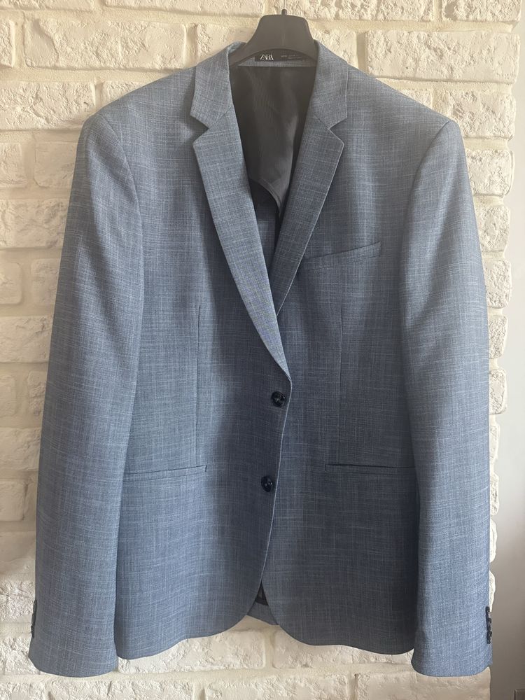 Garnitur Zara 42 niebieski