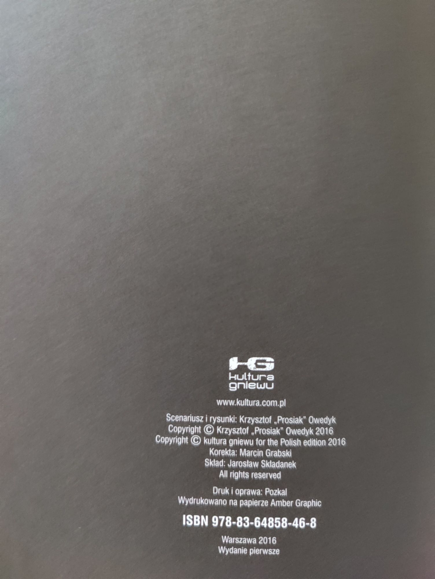 Komiks "Będziesz smażyć się w piekle" "Prosiaka" – Bardzo dobry stan
