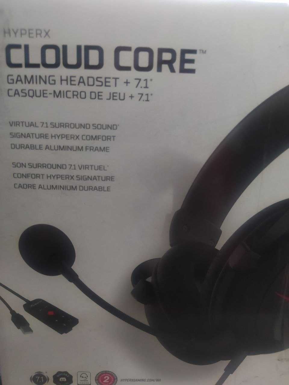 Наушники HyperX Cloud Core 7.1 Black