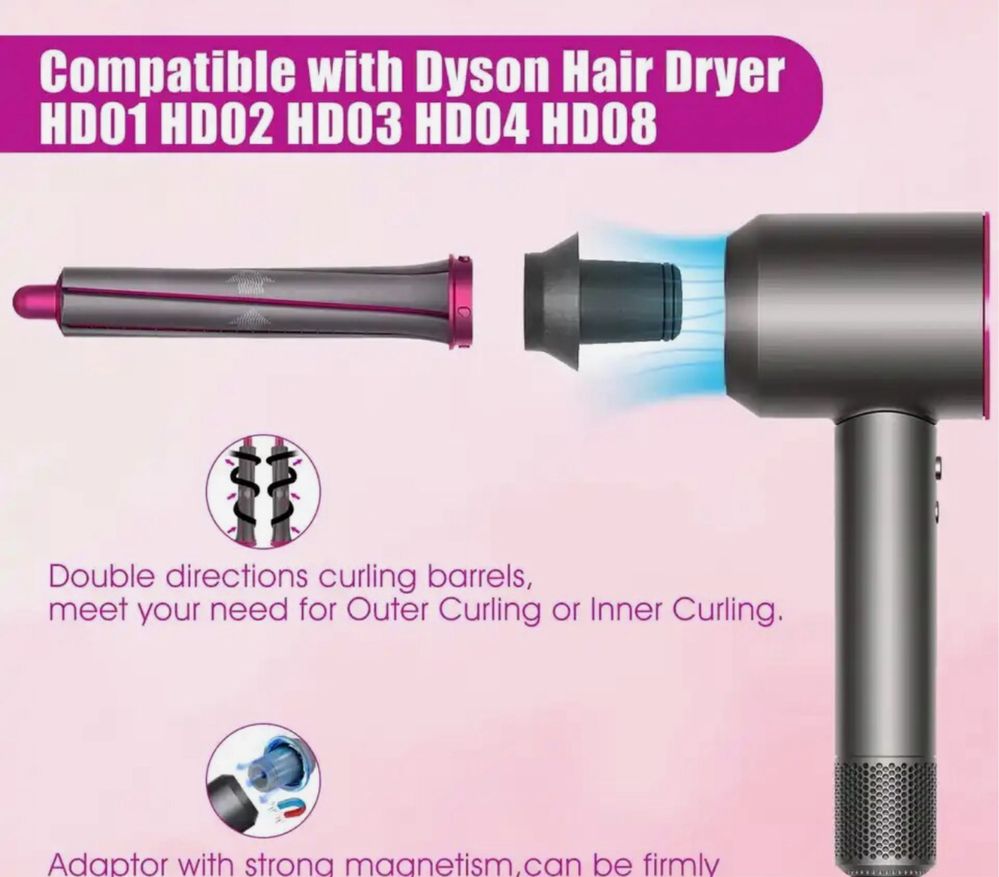 Насадка доя локонов фена Dyson