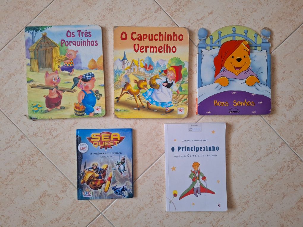 8 Livros Infantis = 5€