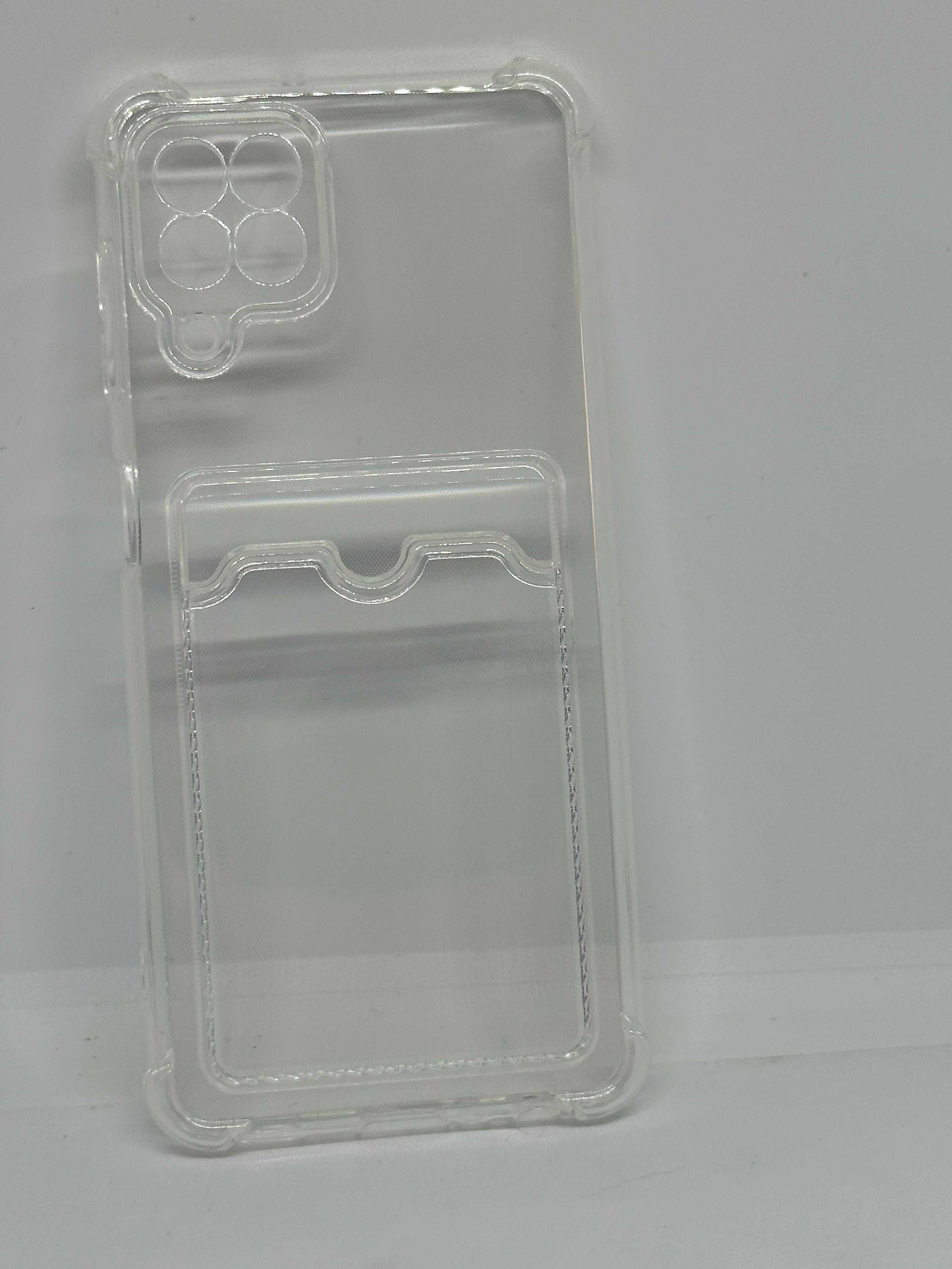 Samsung A22/M22 Etui Case Obudowa Przeźroczysta z kieszonką kod 2095