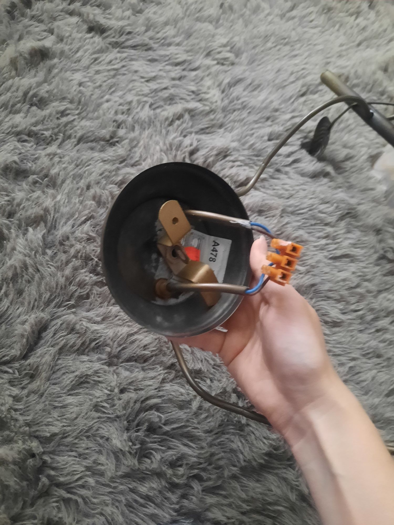 Żyrandol pokojowy lampa wisząca wzór kwiaty