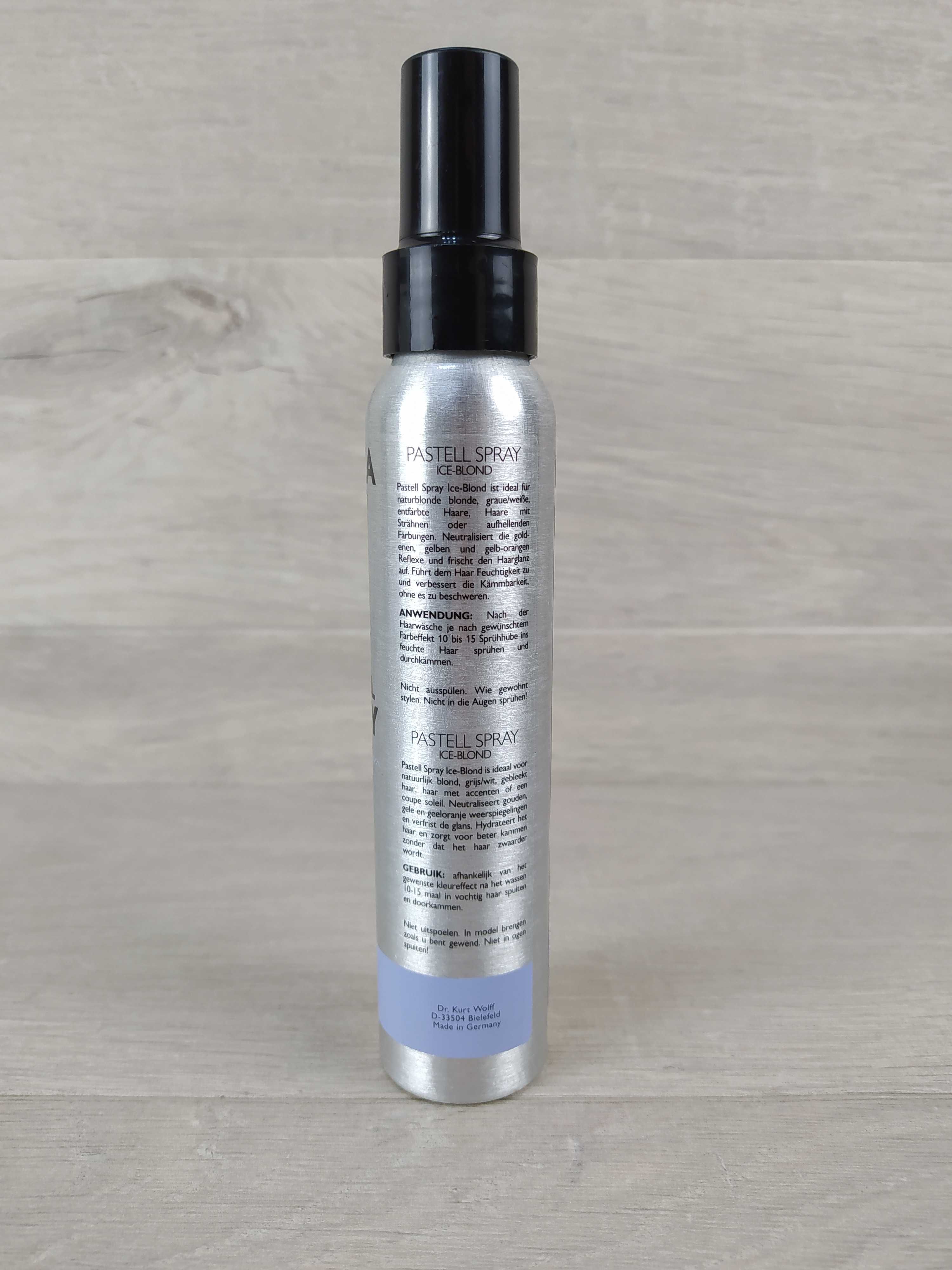 Alcina Pastel Spray Ice Blond Spray do pielęgnacji OPIS
