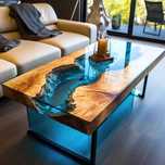 Mesas de Epoxy: Arte, Elegância e Exclusividade no Seu Espaço!