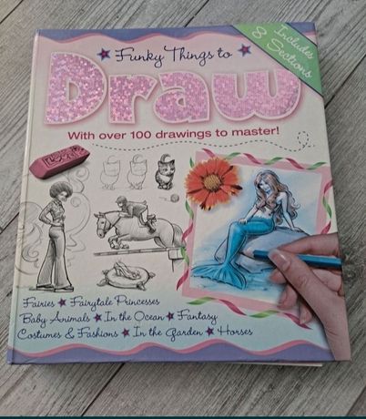 Funky things to draw Książka do nauki rysowania