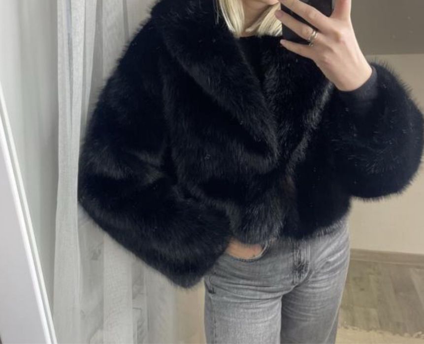 Полушубок zara xs