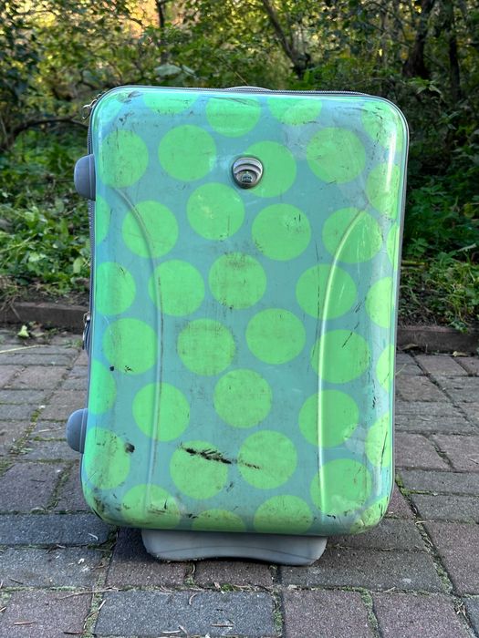 Валіза зелена, маленька, розмір S