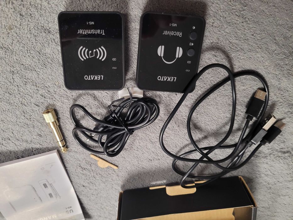 Lekato ms-1 bezprzewodowy system monitorowania dousznego nadajnik