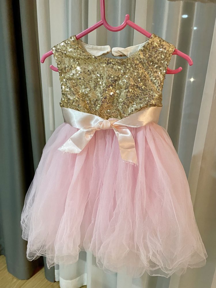 Sukienka balowa dla dziewczynki sylwester cekiny