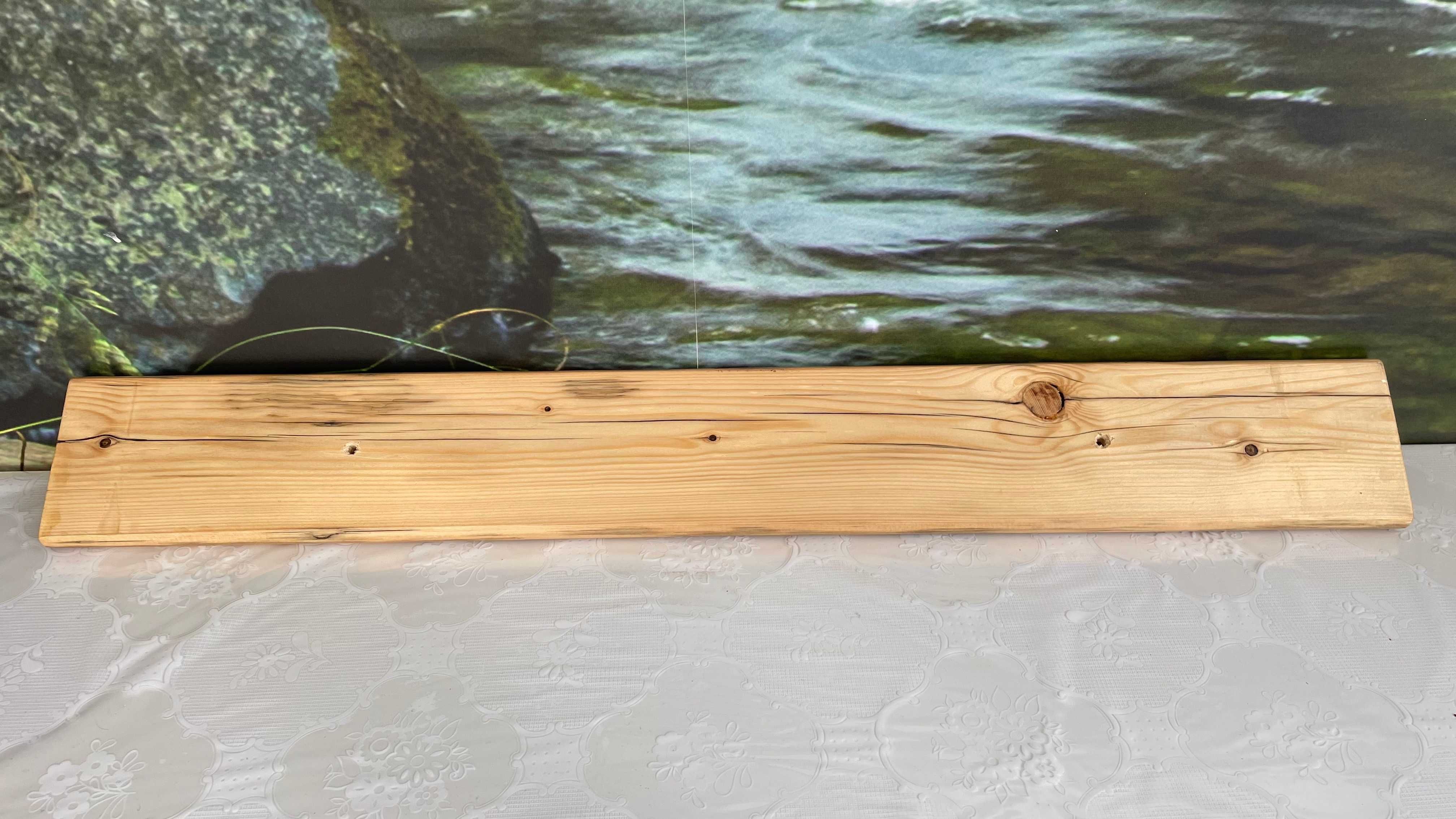 Wieszak stare drewno modrzew, rustykalny 70cm