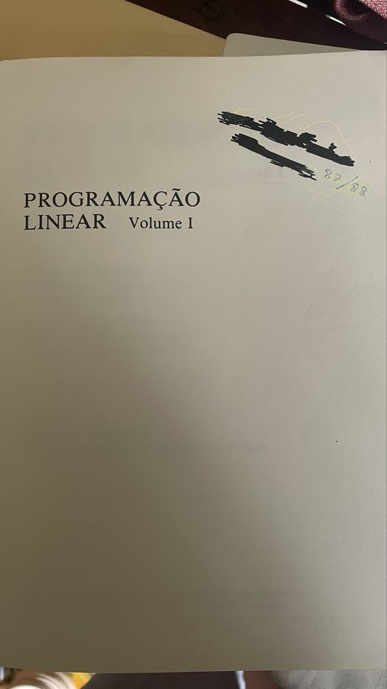 Livros Programação Linear