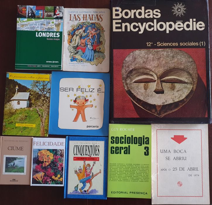 Livro Bordas Encyclopedie Sciences Sociales capa dura grande