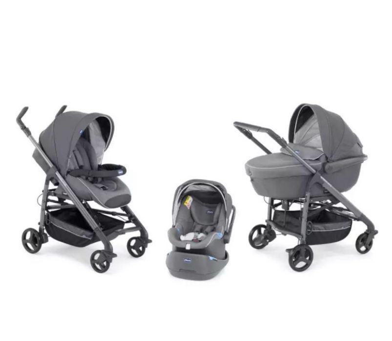 Chicco Trio Love carrinho passeio alcofa e ovinho cadeira carro