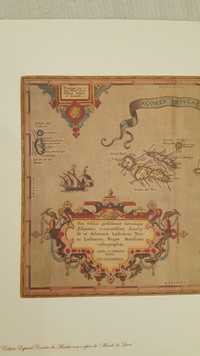 Reprodução de gravura antiga Açores