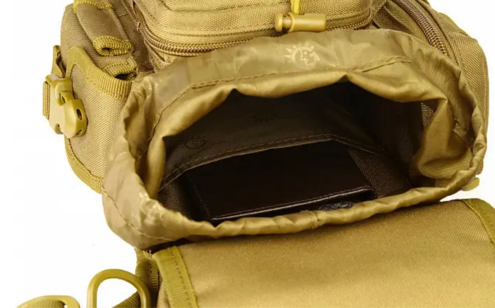 Військова тактична сумка  на стегно / пояс  олива мультикам койот