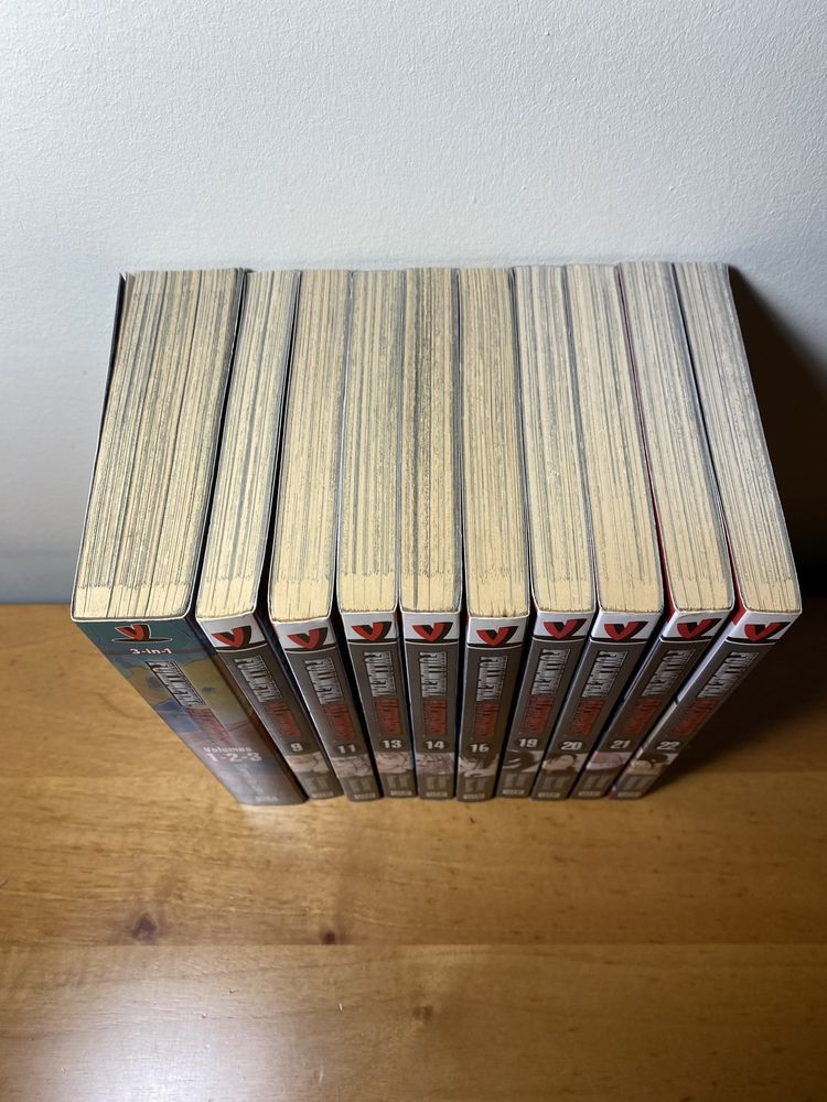 Fullmetal Alchemist Volumes 1-3, 9, 11, 13, 14, 16, 19-22 (conjunto)