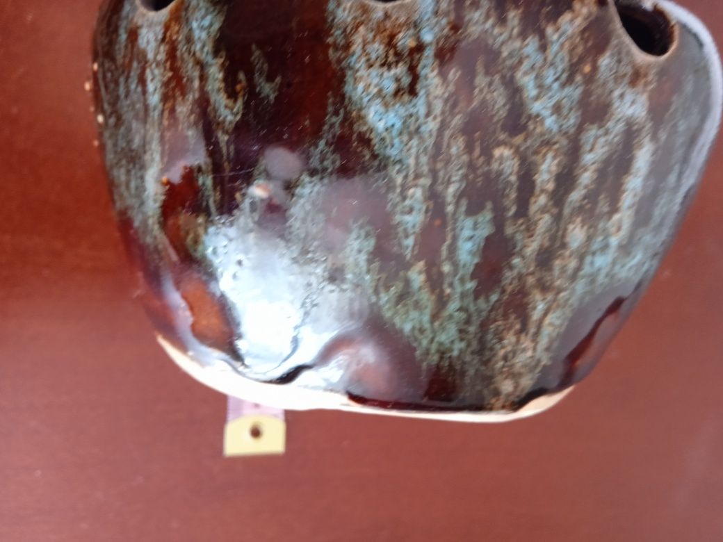 Wazonik,,ikebana, ceramika Łysa Góra