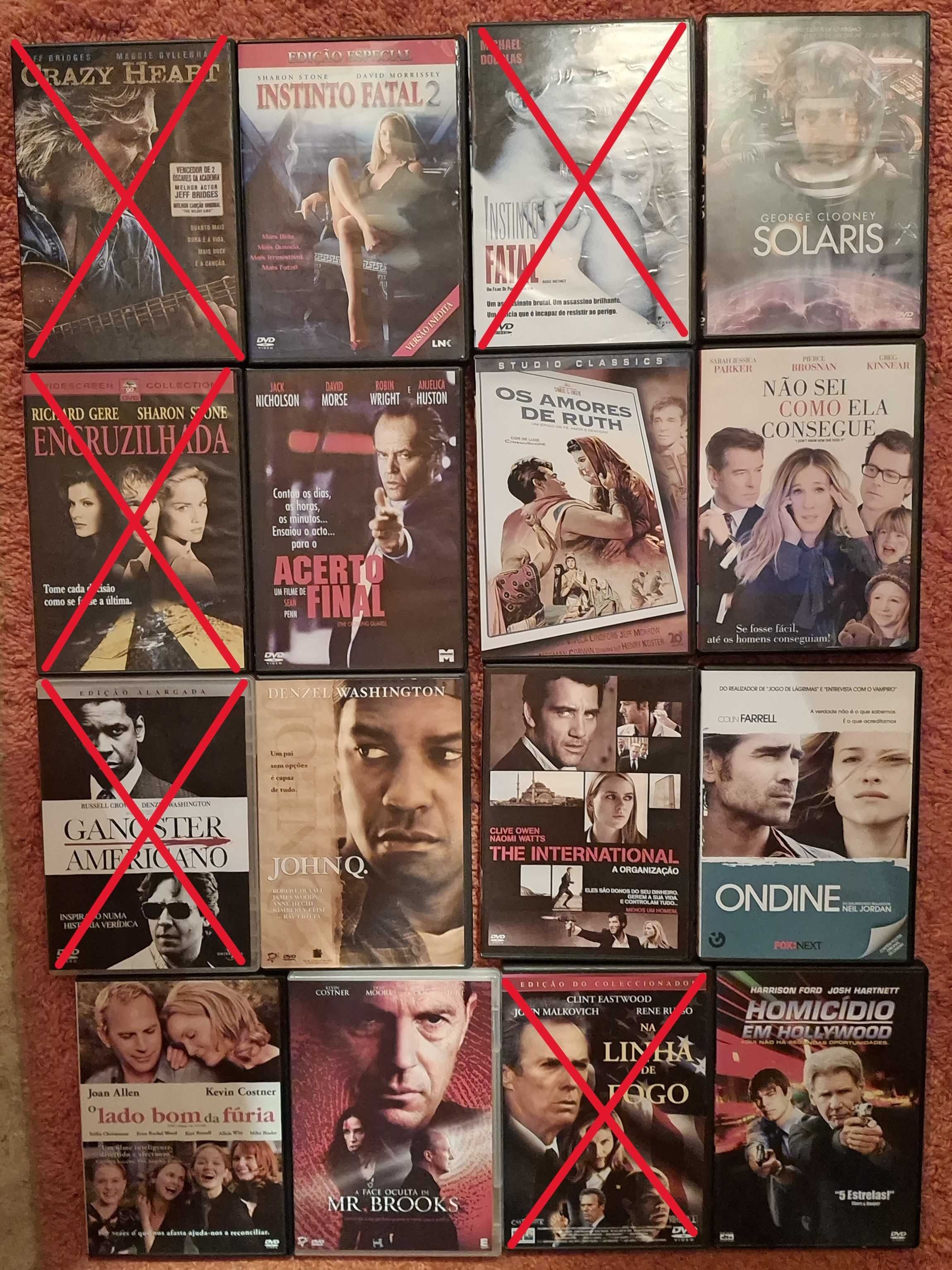 DVD's - Vários - como novos