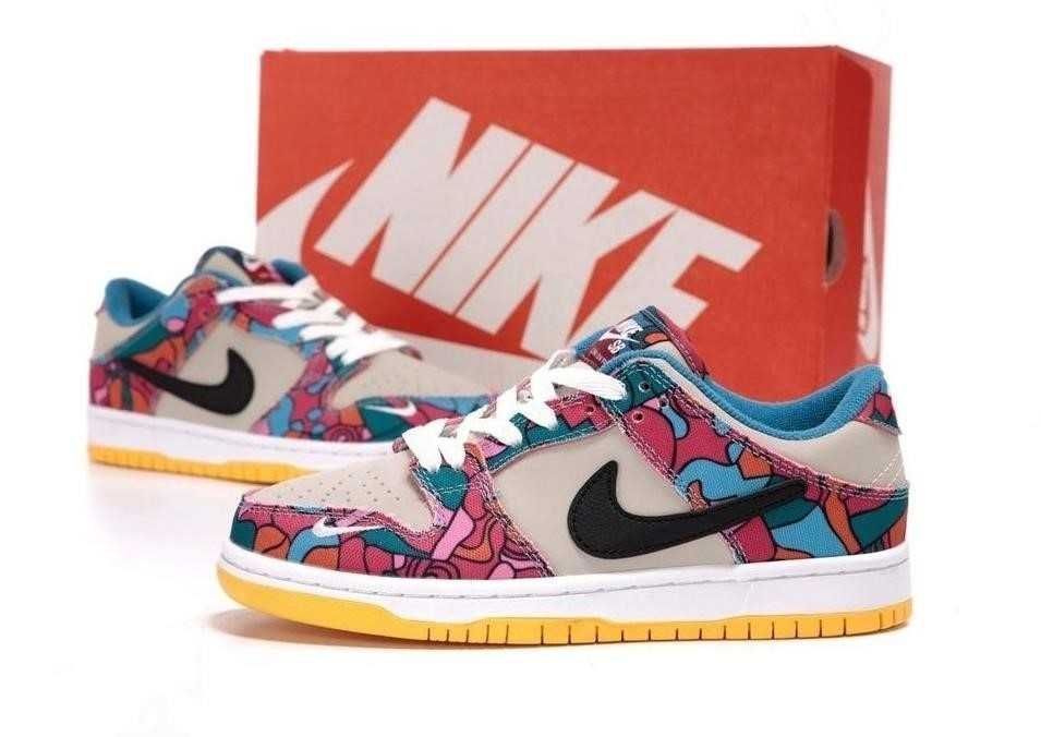 Кроссовки Nike SB Dunk Low Pro x Parra Abstract Art 36-46 найк Скидка!