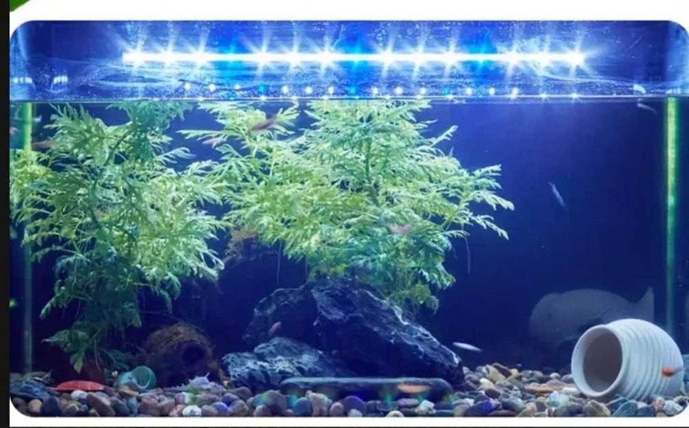 Погружные LED светильники для аквариума, подключение через USB