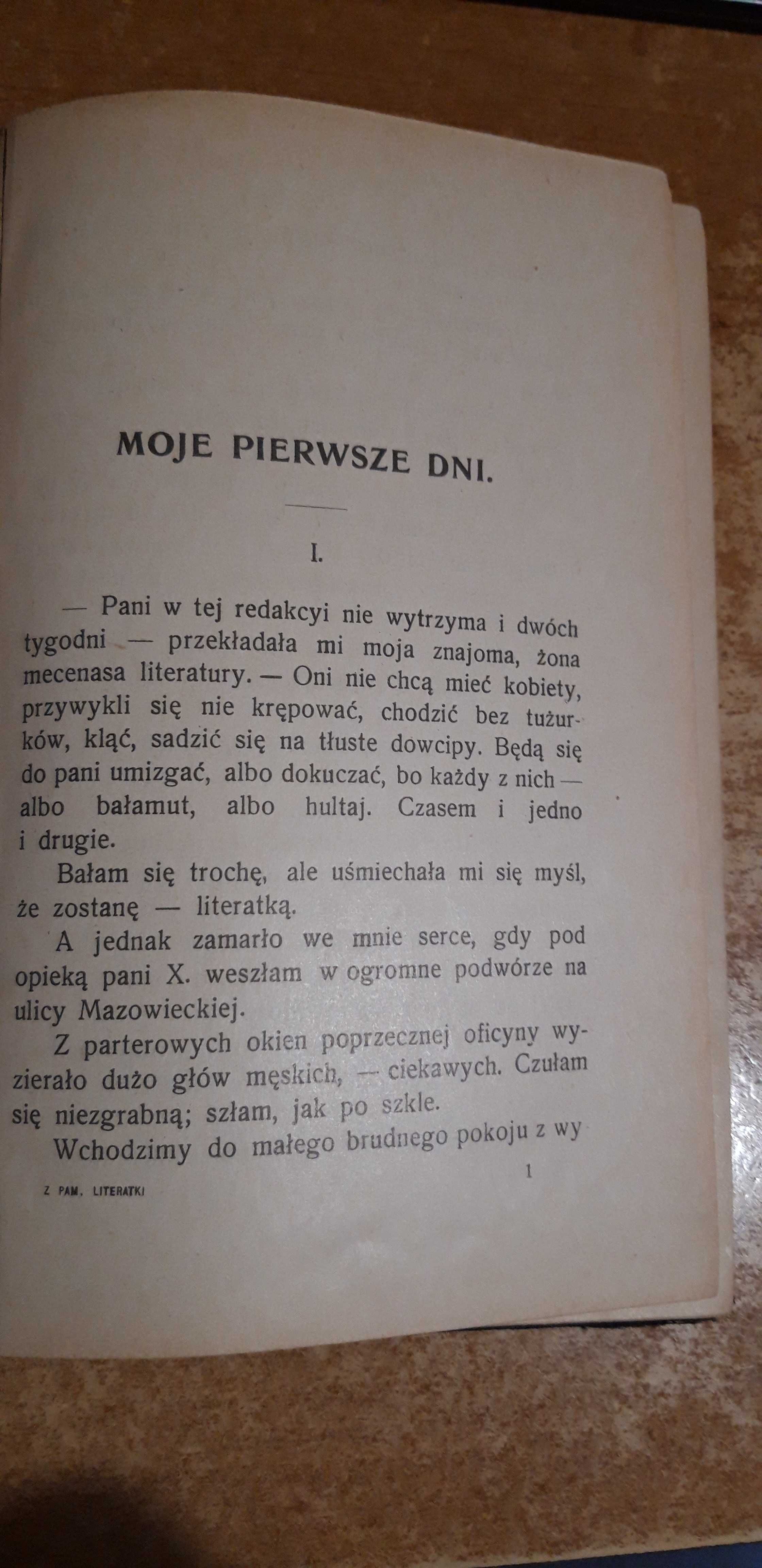 Z Pamiętnika Niedoszłej Literatki -E. Żmijewska- W-wa1910,wyd.1