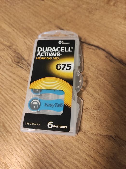 Baterie Duracell Activair Hearing AID 675 1,45V