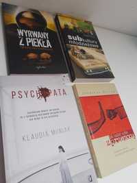 Zestaw książek Psychopata,wyrwany z piekła,subkultury,jak radzić sobie