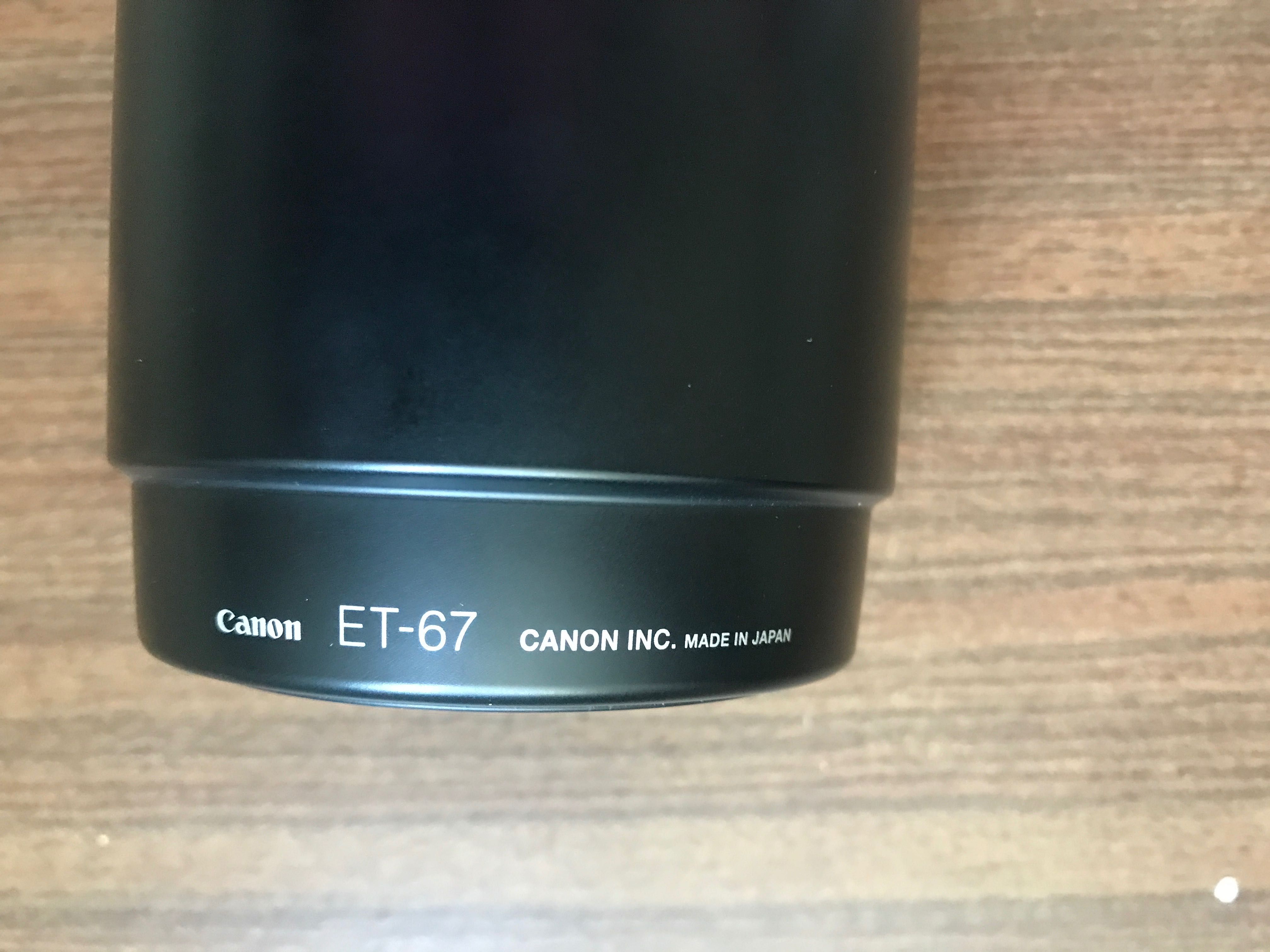 Бленда оригинал Canon ET-67 для объектива Canon EF 100mm Macro 58mm