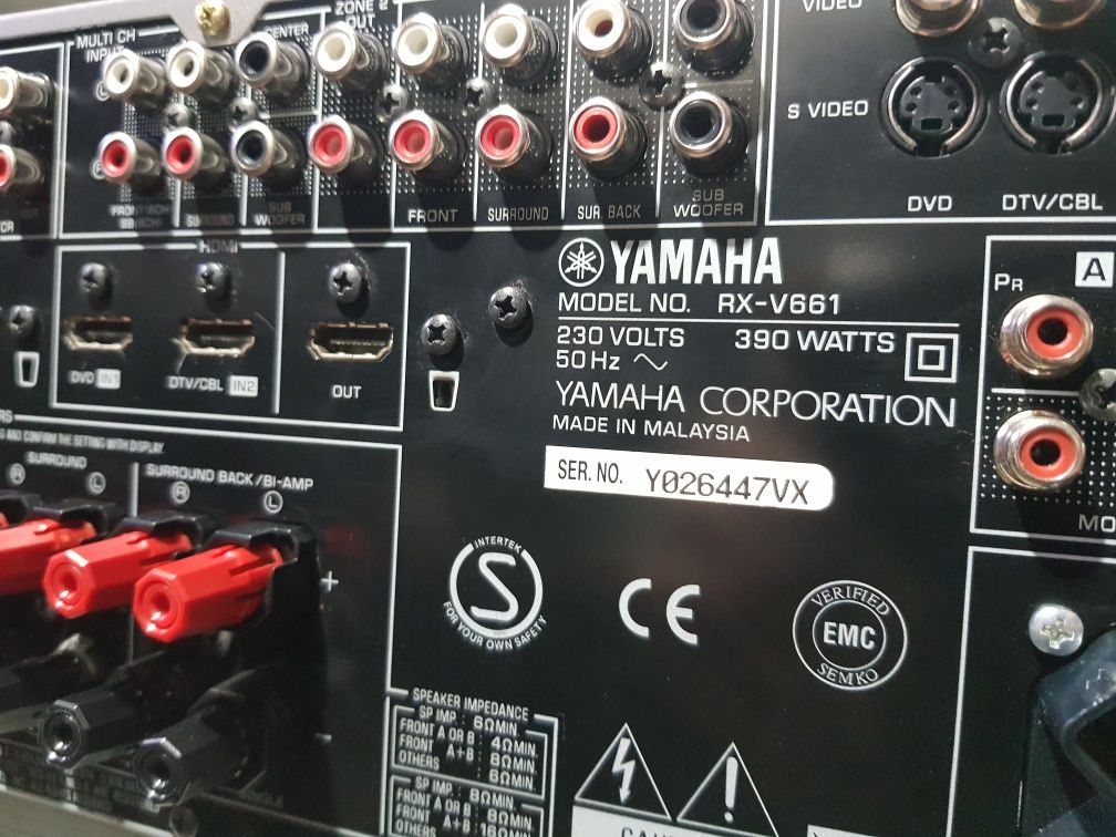 7.1 AV ресивер Yamaha RX-V661 HDMI 2х100Вт  б/у з Німеччини