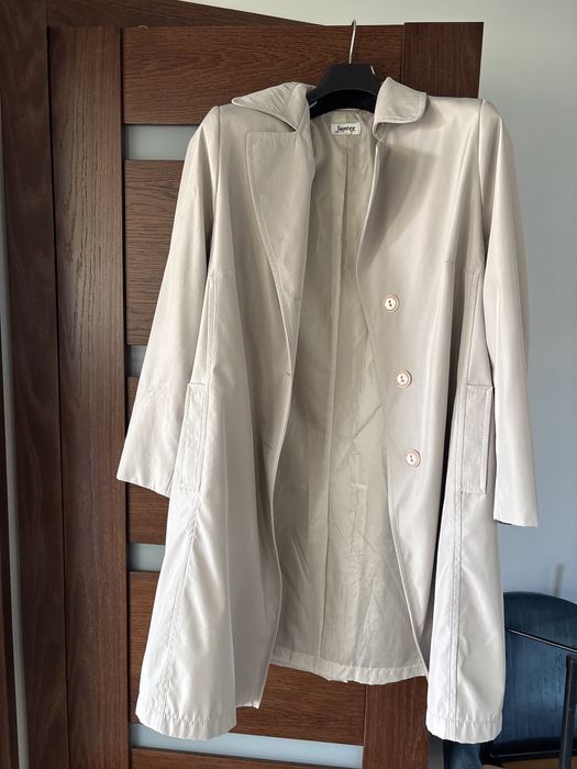 Elegancki płaszcz wiosenno jesienny damski w dużym rozmiarze 50 XXXXL