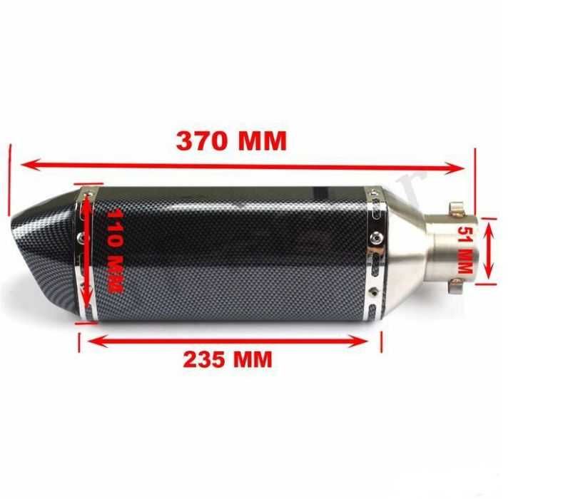 Tłumik Wydech Uniwersalny Motocyklowy 4 kolory Akrapovic