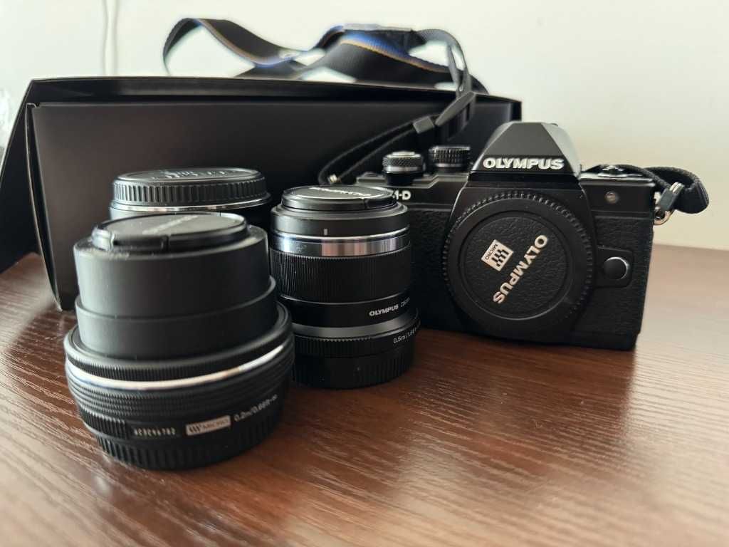 Aparat Olympus OM-D E-M10 MARK II + 3 obiektywy