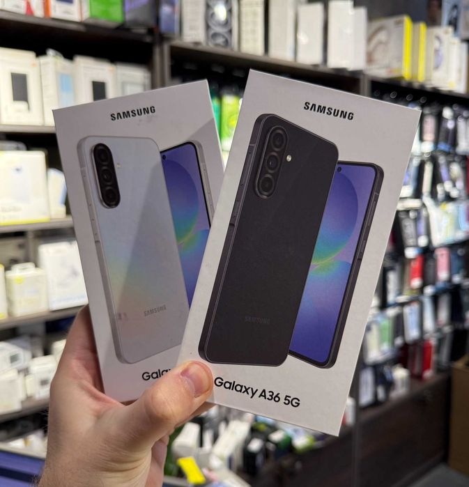 Samsung Galaxy A36 5G 8/256 Awesome White, Black 1 рік гарантія