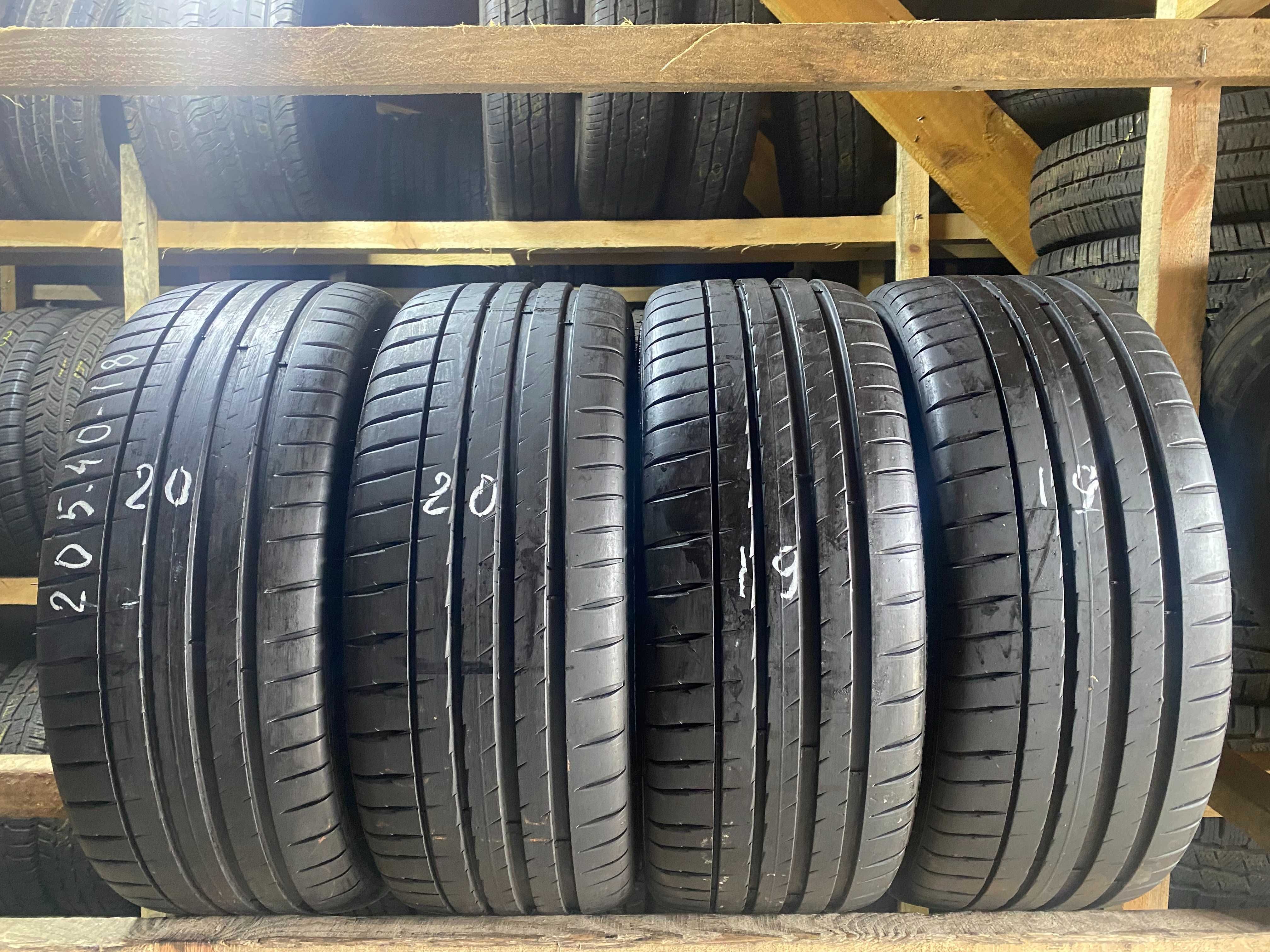 Шини літо 205/40R18 Michelin Pilot Sport4 2або4шт супер стан