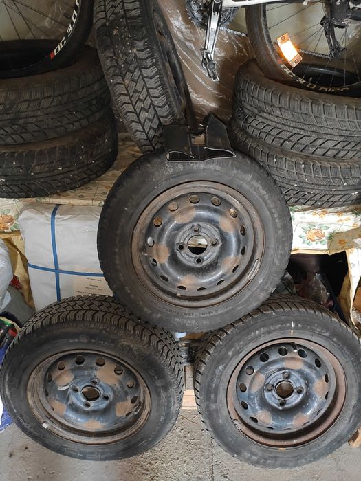 Резина зимняя шины r14 175/70 84T с дисками в сборе комплект