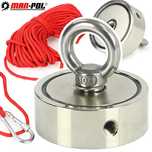 MAR-POL Magnes Neodymowy Uchwyt 60x22mm Udźwig Max. 170kg + Lina