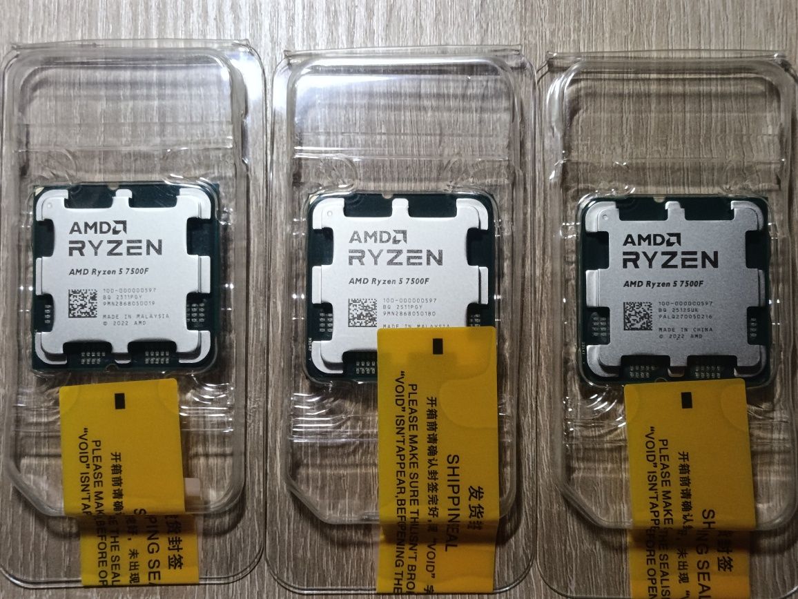 Процесор AMD Ryzen 5 7500F 3,7 (5,0Turbo) ГГц (100-000000597) AM5 Tray