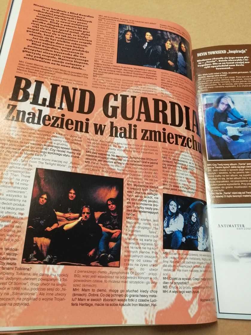 Gazeta magazyn miesięcznik Metal Hammer grudzień 2001. Nr 126, 12/2001