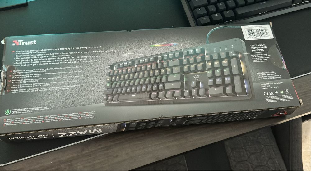 Trust RGB Mechanical Gaming Keyboard – Red Switches64564135503491123