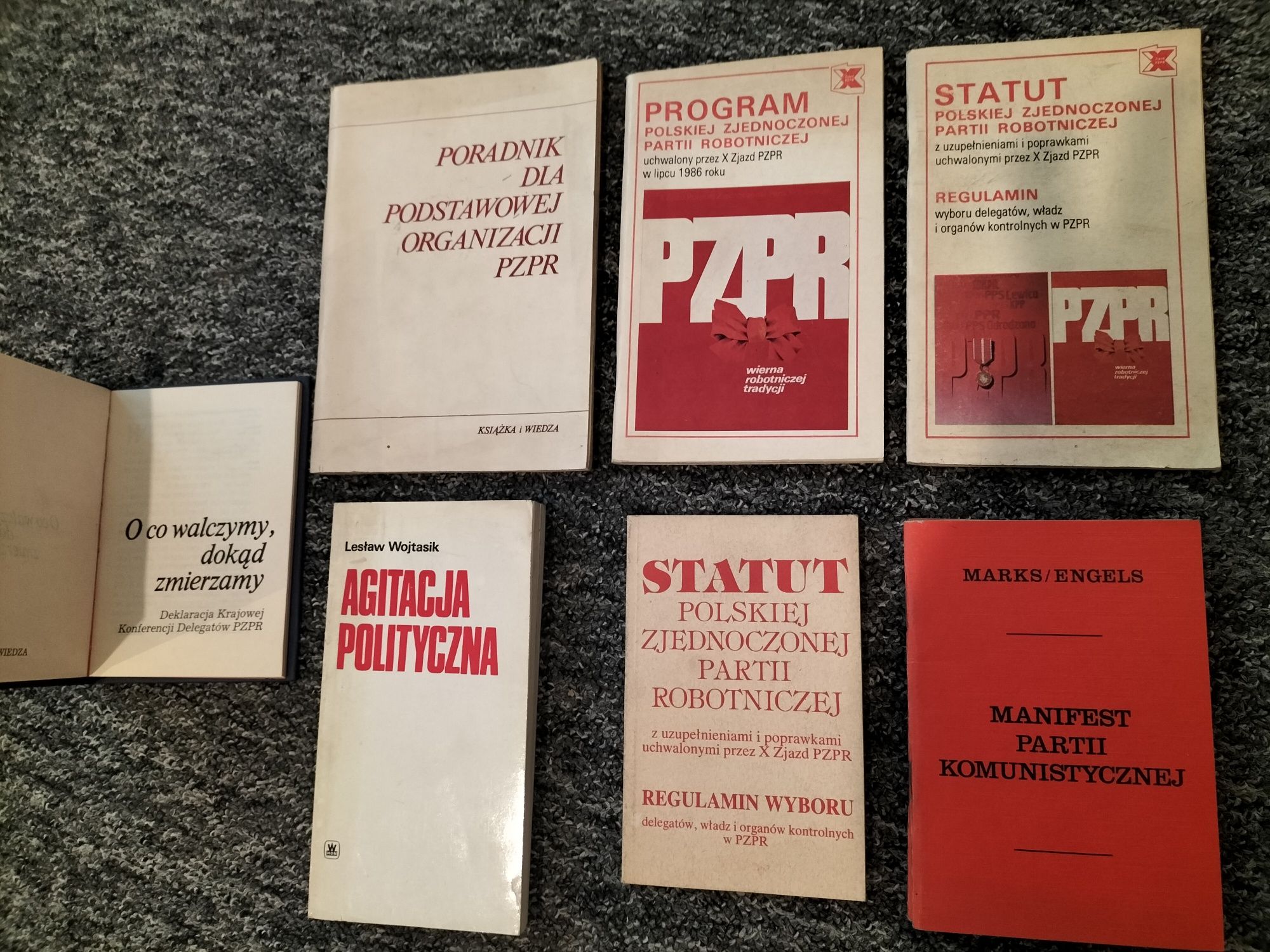 PZPR statut, manifest inne