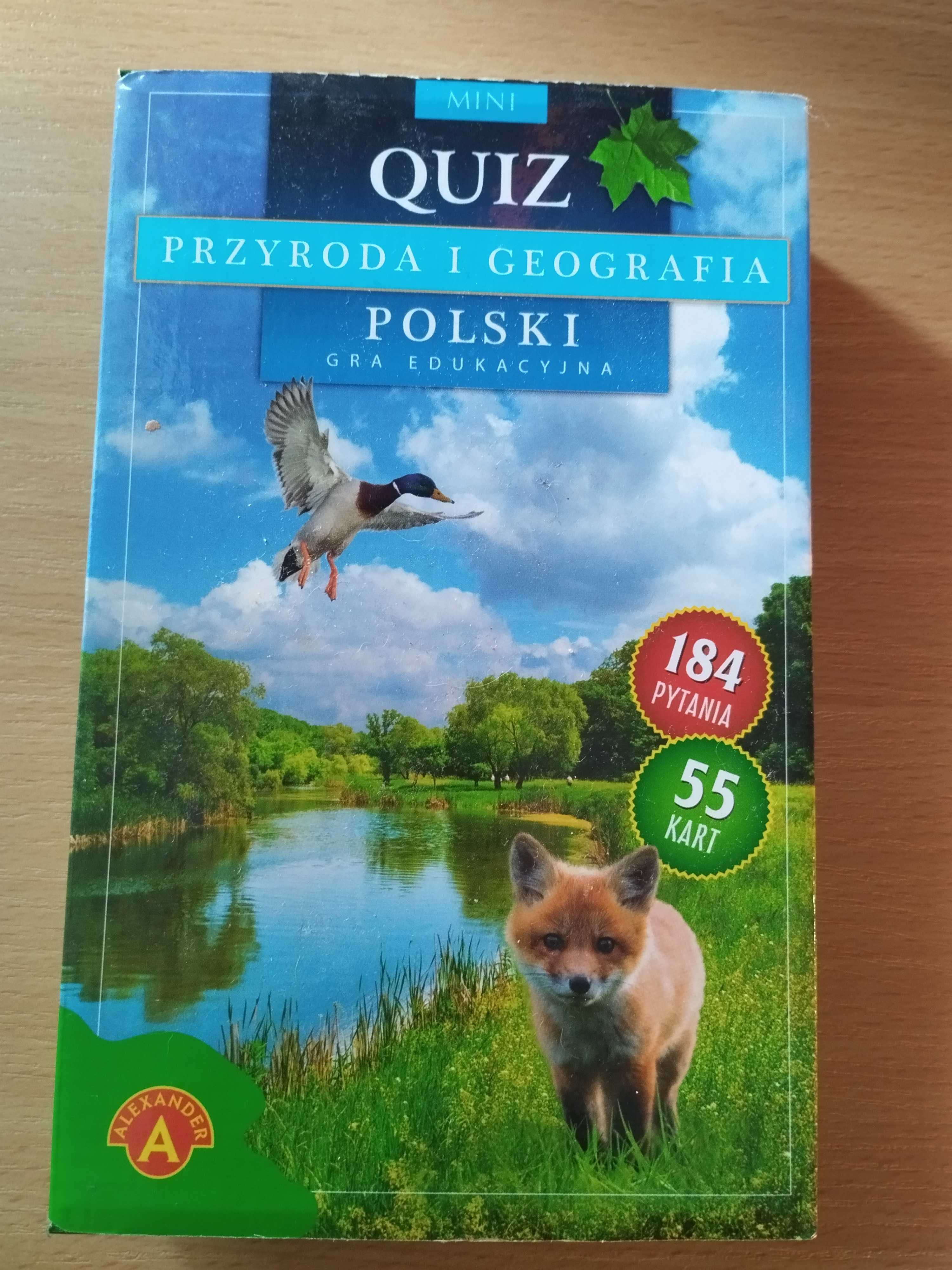 Quiz przygoda i geografia Polski planszówka