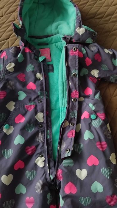 Kombinezon zimowy dla dziewczynki 86