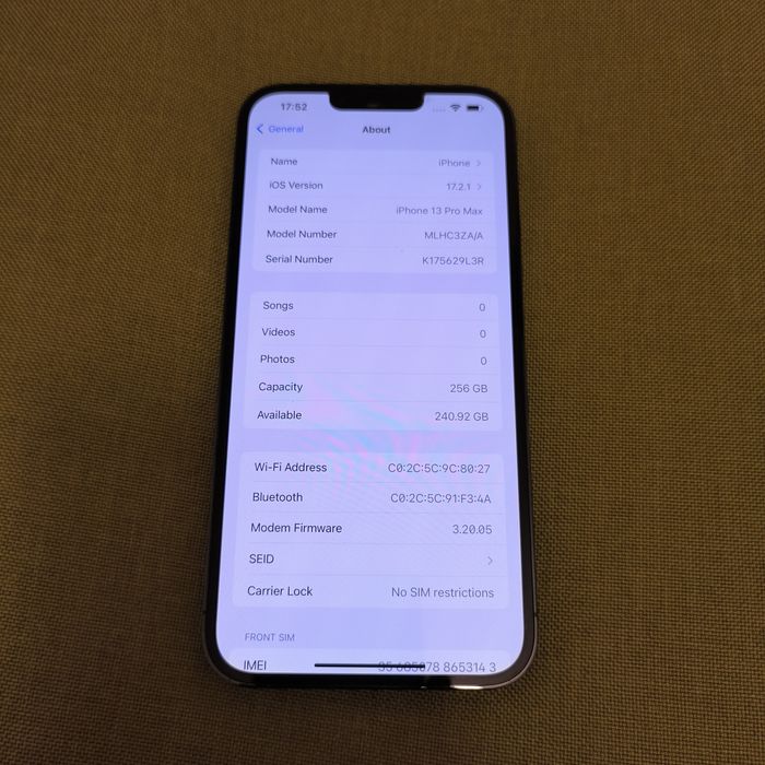 iphone13 promax 256GB